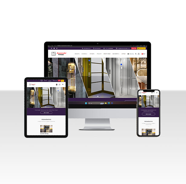Hazır Asansör Şirketi Web Sitesi