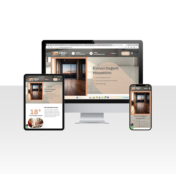 Zemin Kaplama ve Yapı Dekorasyon Web Paketi - Epoksi