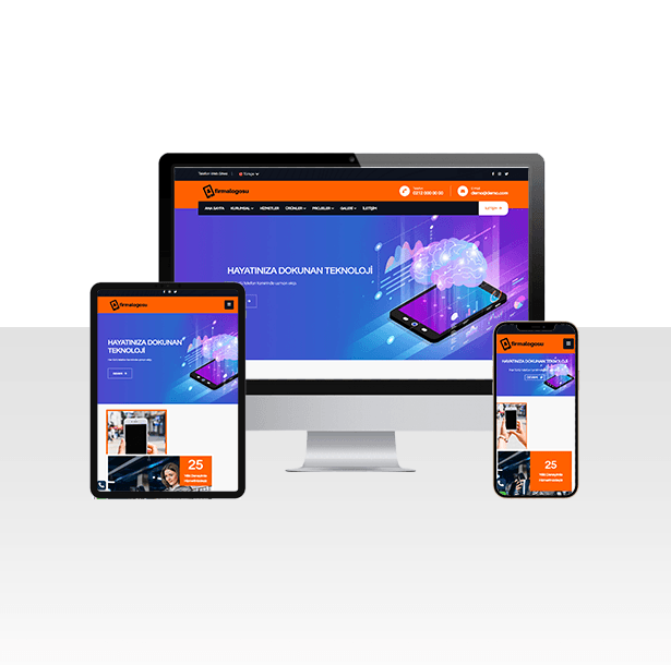 Cep Telefonu ve Telekomünikasyon Firması Web Paketi - Mobil