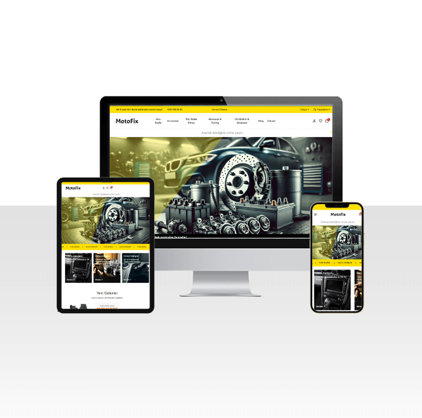 E-Ticaret Otomotiv Yedek Parça Satış Sitesi - Motofix