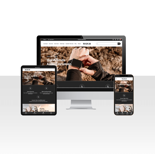 E-Ticaret Saatçi ve Saat Satışı Web Sitesi - Watch