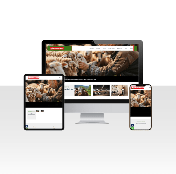 Kurbanlık ve Adak Satışı Web Sitesi Paketi - Dana