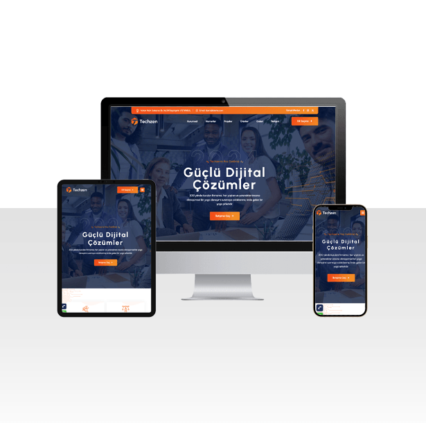 Dijital Teknoloji Firması Web Sitesi Paketi - Ether