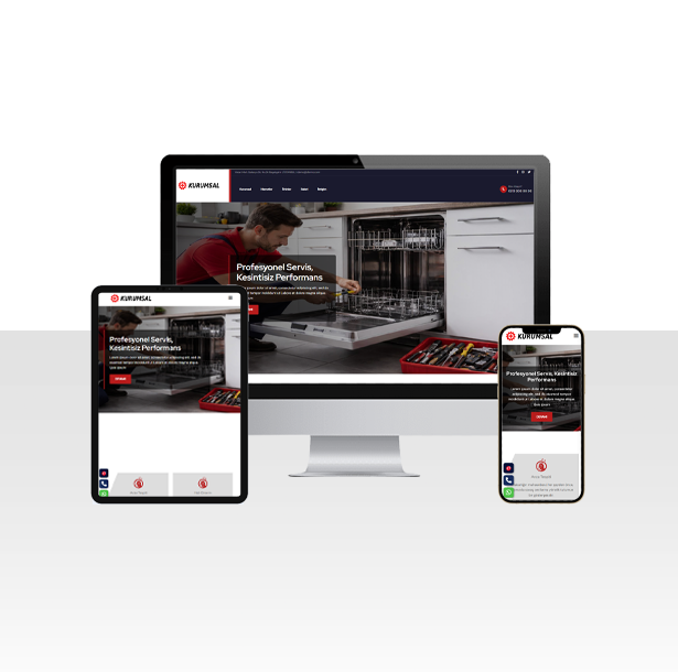 Yetkili Teknik Servisler İçin Web Sitesi Paketi - Kocaeli